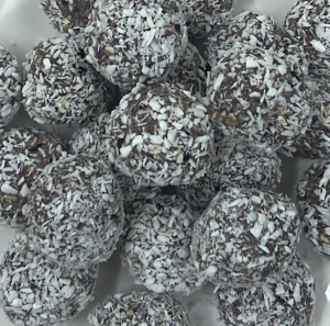 Coconut Berry Protein Bliss Balls